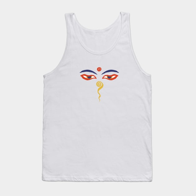 Wisdom Eyes Tank Top by akaneyabushita